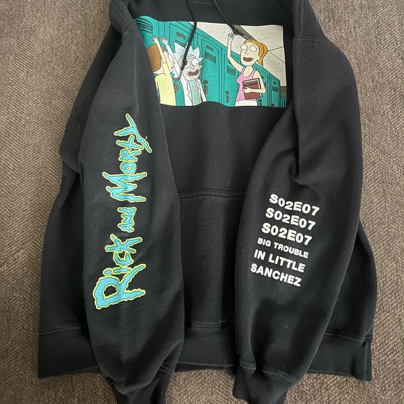 Rick and Morty Sweatshirt Size L - Picture 3 of 5